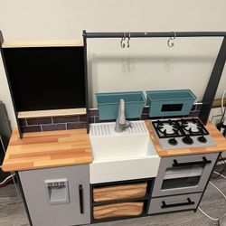 Kids Kitchenette Play Set Toy Kitchen