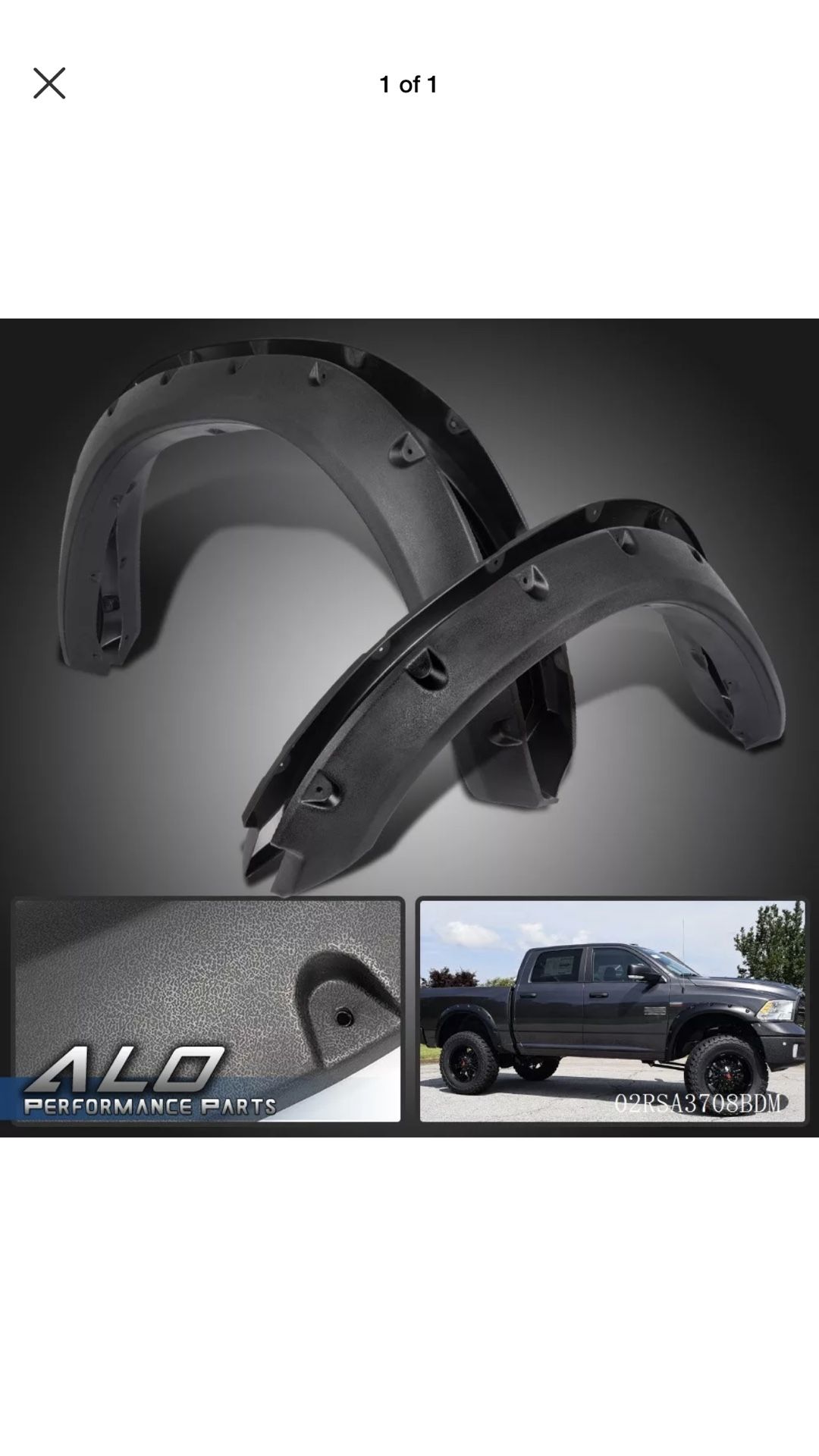ALO Performance Parts 09-18 Riveted Ram 1500 Fender Flares.