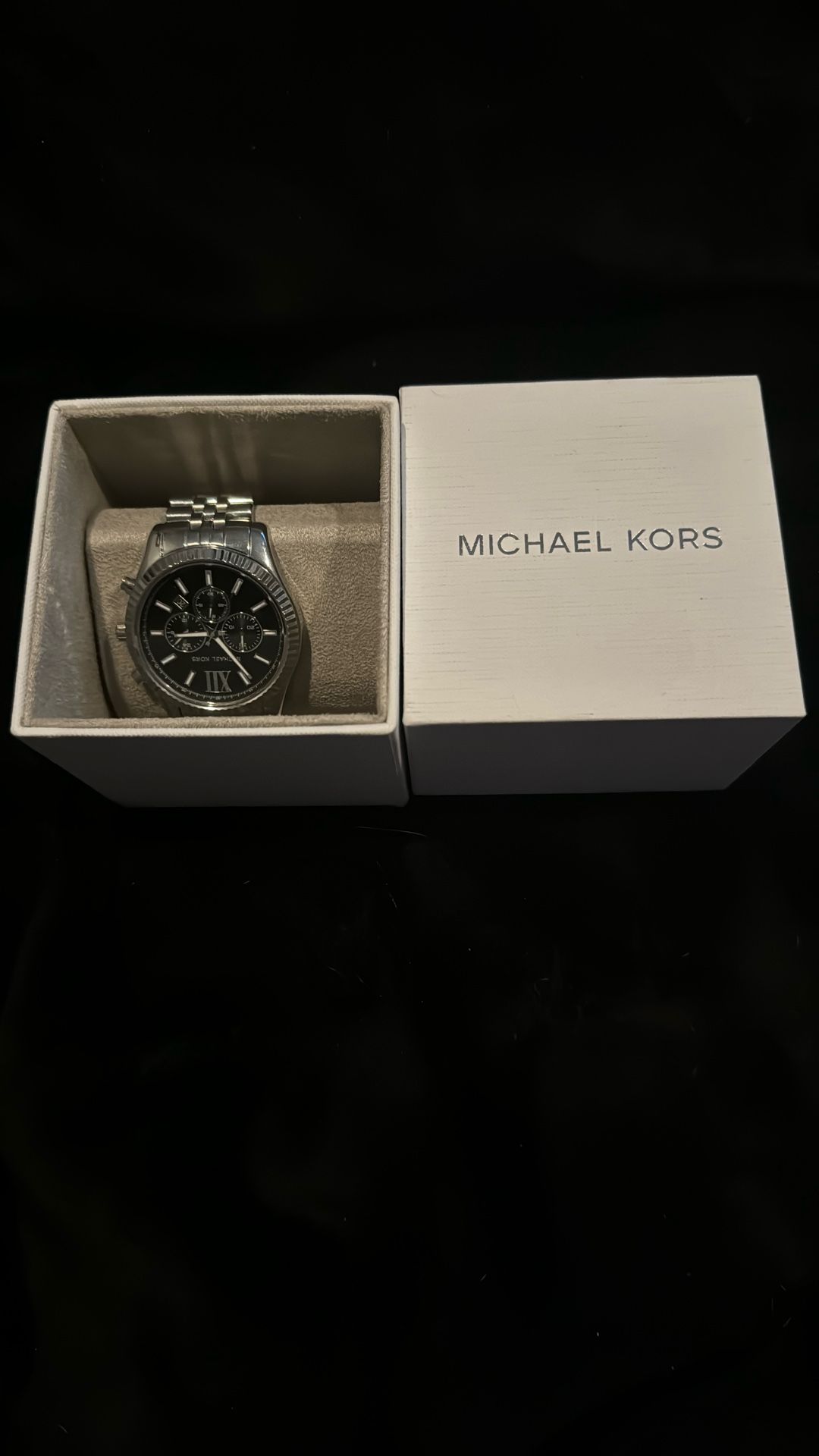 Men’s MK Watch (Silver)