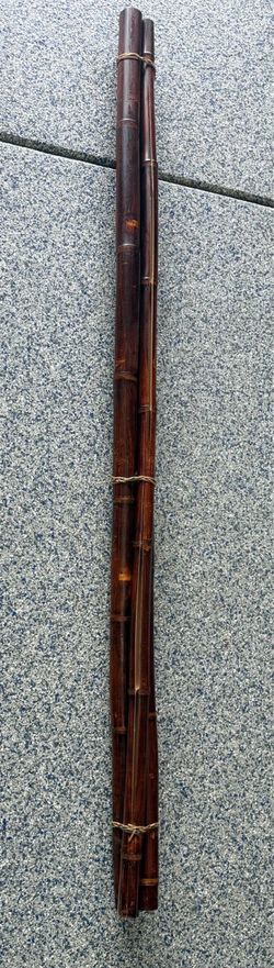 8-Foot Heavy-Duty Bamboo Poles (3-Pack) – 2" Diameter
