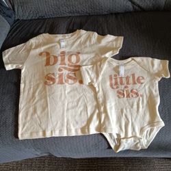 4T& 6month Big Sis Little Sis Matching