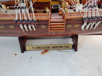Flying Cloud Boston 1851 Wooden Ship Model