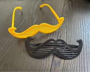 Mustache glasses silly Halloween
