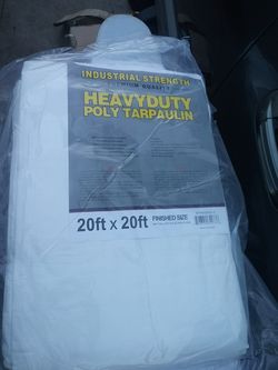 20ft×20ft heavy-duty tarp