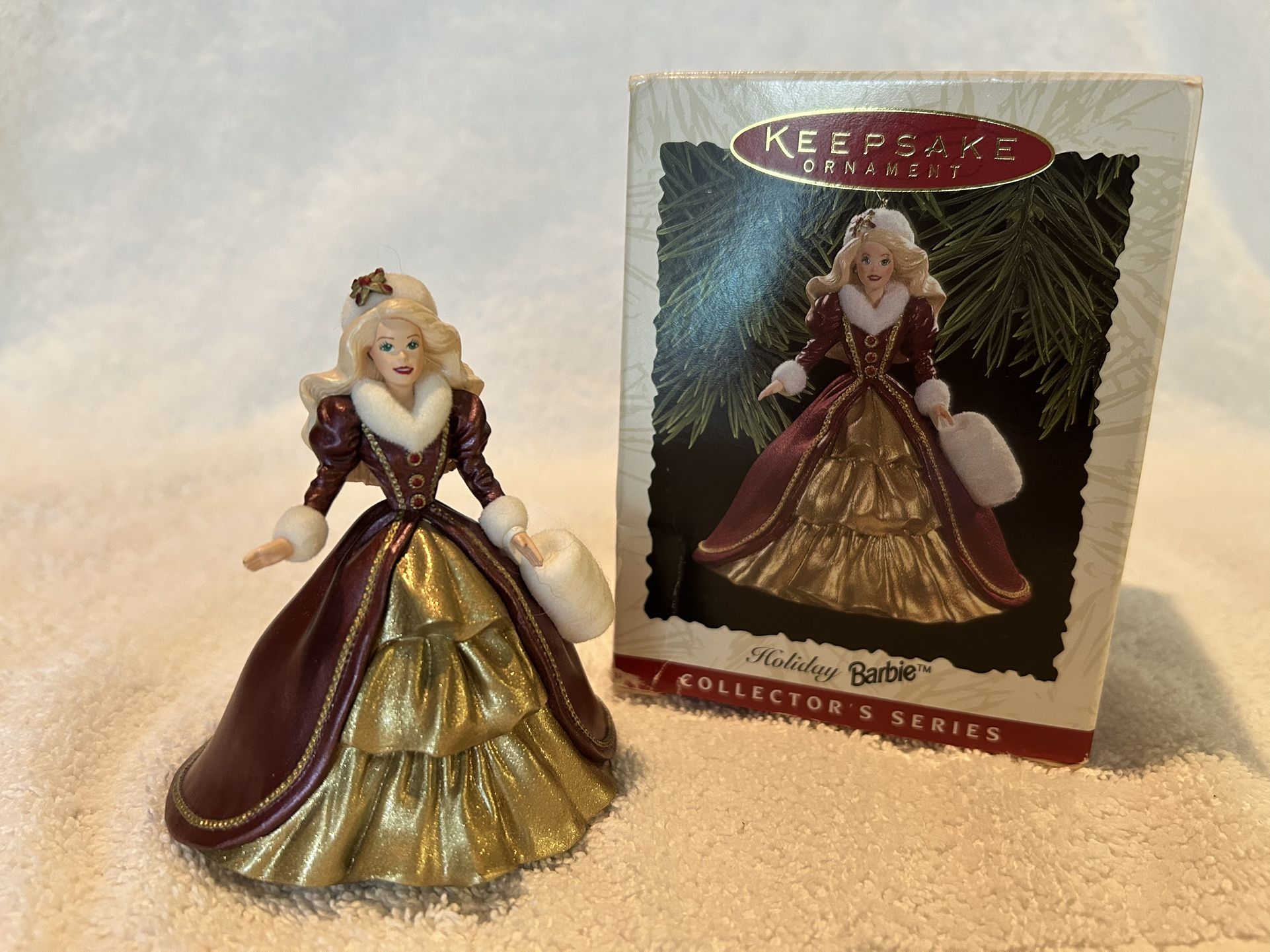 1996 4th In The Holiday Barbie Ornament Series
