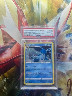 Glaceon Swsh 3 pack blister promo psa 10 low pop