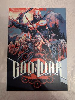 God Of War Displate Metal Poster