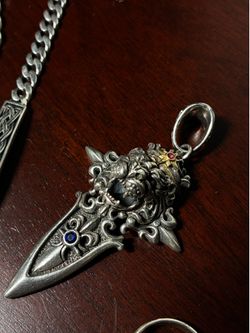 Richard the Lionheart silver pendant