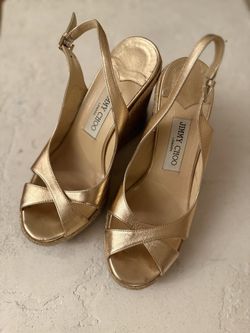 Genuine Jimmy Choo Wedge Sandals EU 38 (US Size 8)