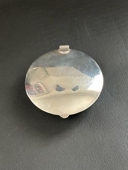 silver-plated lidded tea light