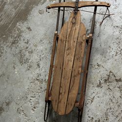 Vintage wood Sled