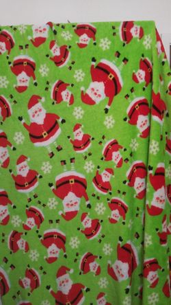 Soft plush Christmas throw