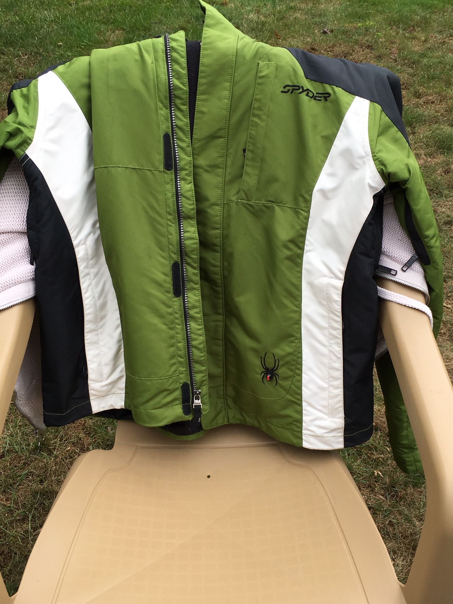Spyder Ski Jacket Medium -Green/Black/White