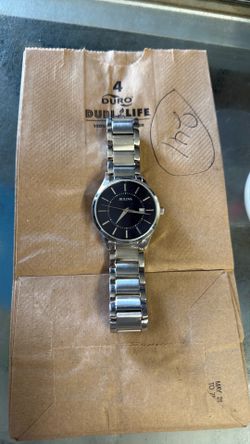 Bulova quartz men’s watch blue