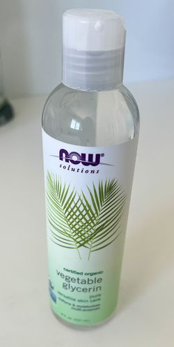 Now Foods Solutions Vegetable Glycerine, Organic 8 fl oz Liquid