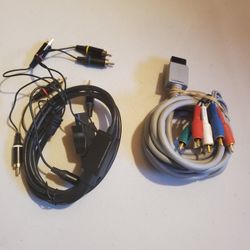 Nintendo wii video game AC cables