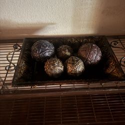 Home Interiors Metal Decorating Tray