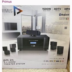 Primus 10 piece home theater system. PM-21. 