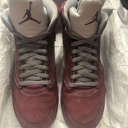 Jordan 5 Burgundy Size 12 Used