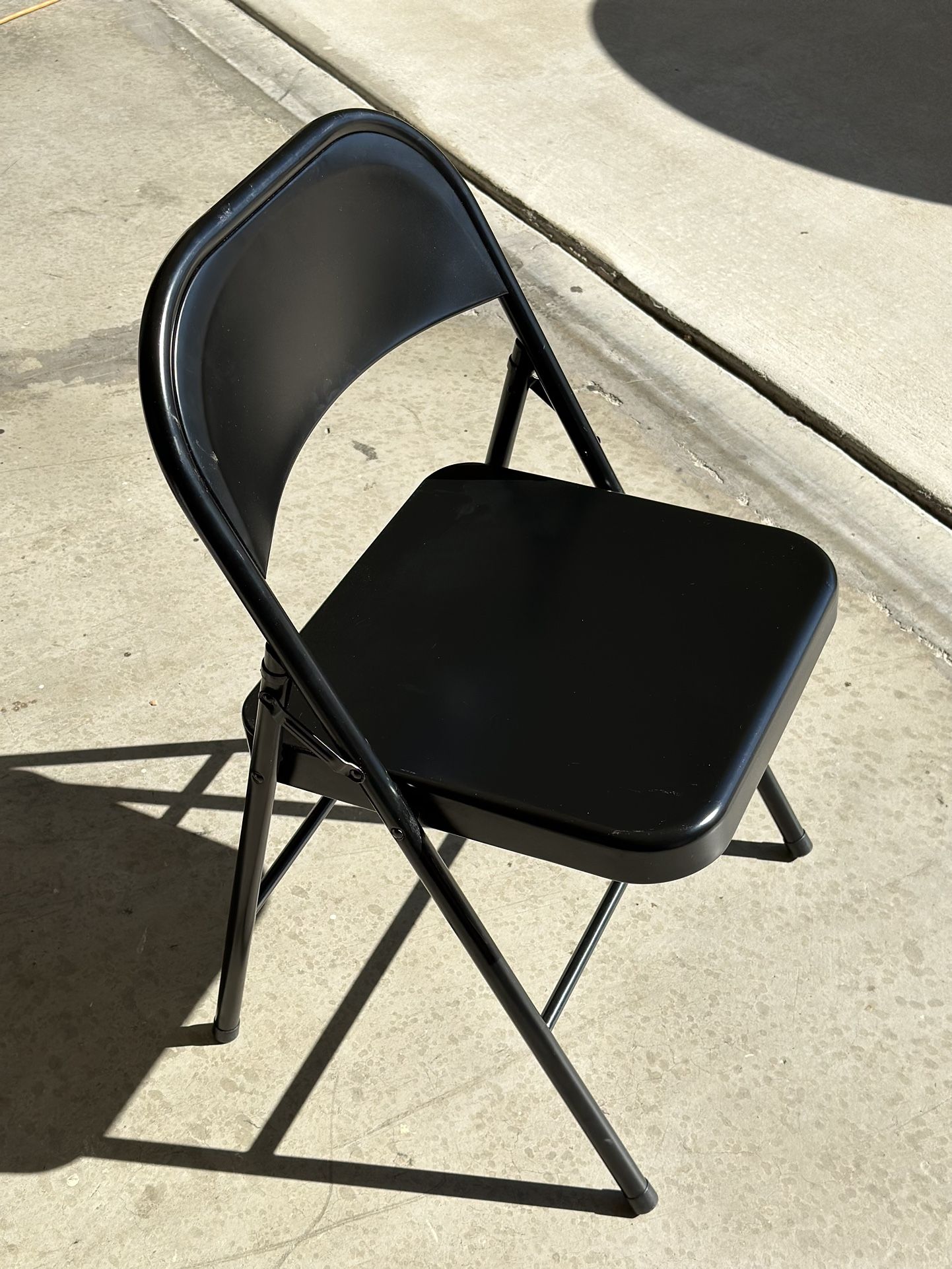 Mainstays Steel Folding Chair 4 Pack Black Furniture