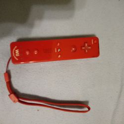 Red Nintendo Wii Remote Controller 