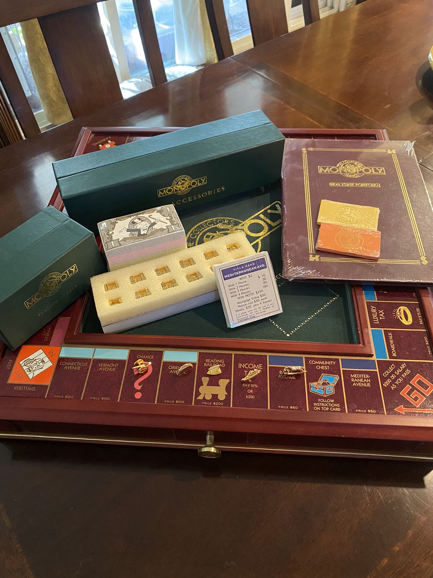 Collector’s Edition Monopoly Wood Board Game