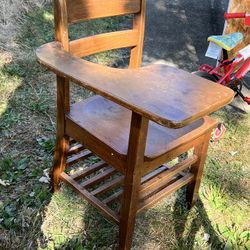 Wooden School Desk