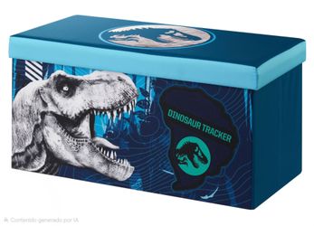 Jurassic World Dinosaur Tracker Storage Ottoman