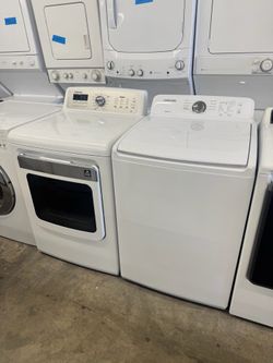 Used Samsung Washer And Gas Dryer Top Load