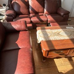 Natuzzi Italian Leather Sofa