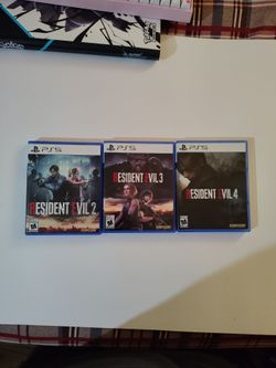 Resident Evil 2, 3 & 4 PS5 Bundle