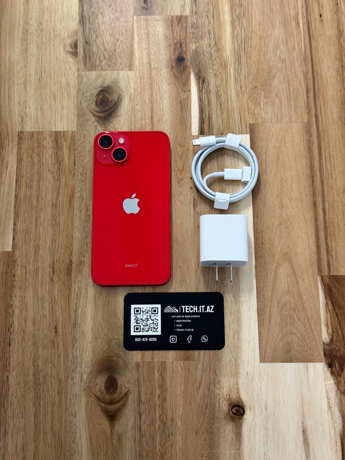 📱 iPhone 14 | 128GB | Red | Cricket Only | Hablo Español
