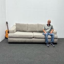 Living  Spaces Custom 8ft Sofa Couch - Deep Cleaned, Refurbished, Delivery Available