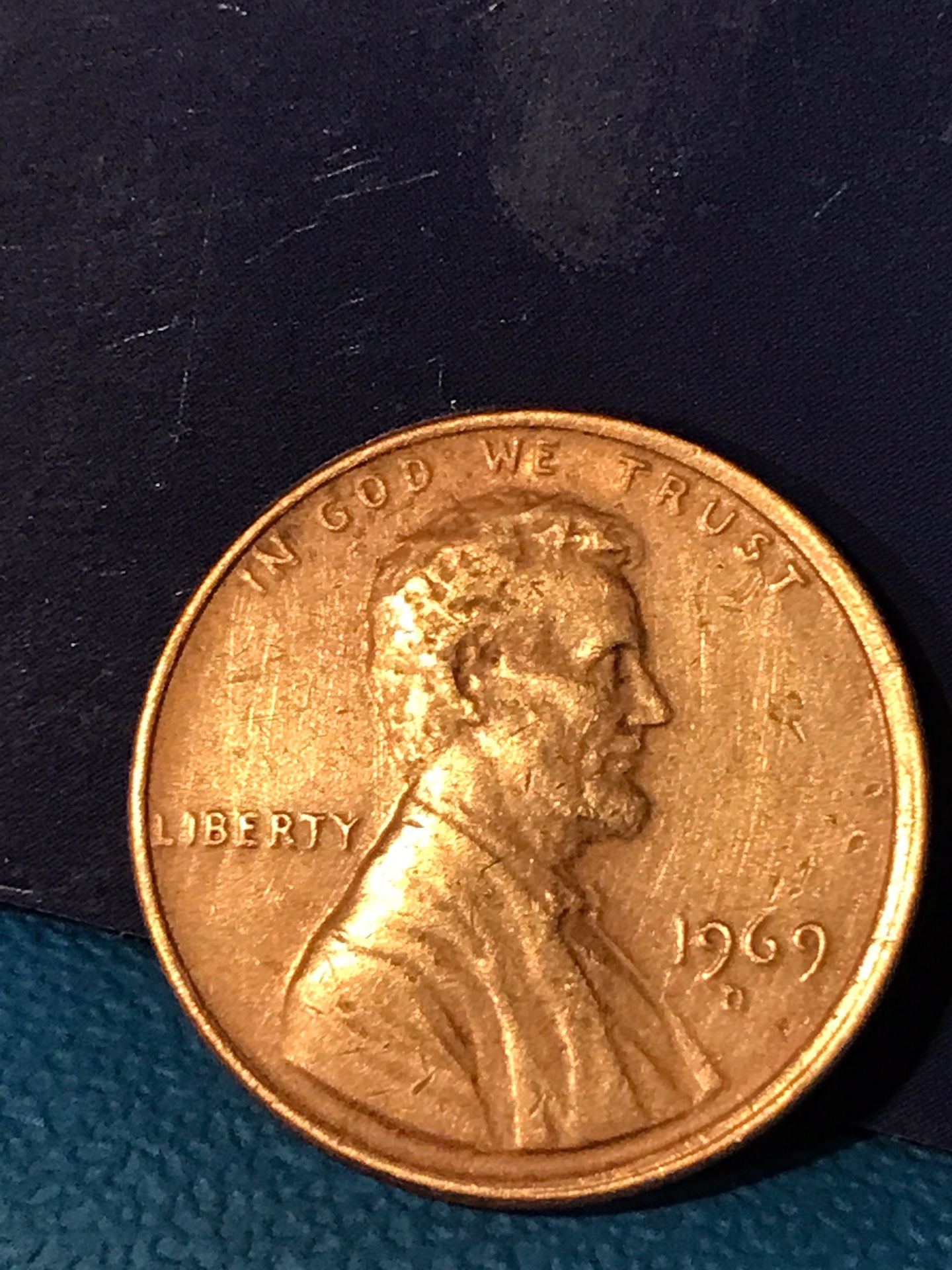 1969 D Lincoln One Cent