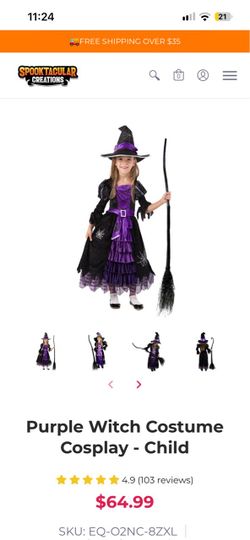 Kids witch costume