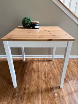IKEA Wood Table - IKEA LERHAMN