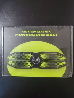 Motion matrix power core belt