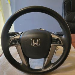 2009 Honda Accord Sedan Steering Wheel Assembly Or Parts