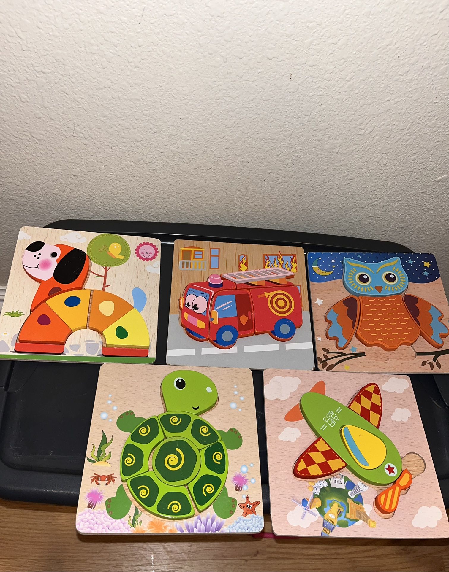Baby Toddler Wooden Puzzles. Great Condition