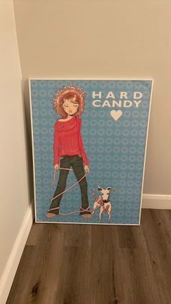 Original Hard Candy framed poster