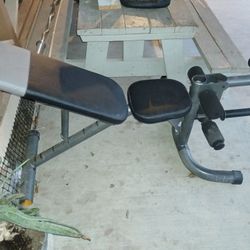 Workout Bench With Bar 