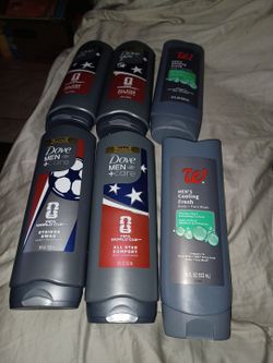 Dove men body washes