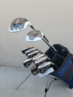 Taylormade Burner Superfast 3.0 & RBZ Golf Club Set Right Handed W/Ping Voyage Stand Bag *NICE