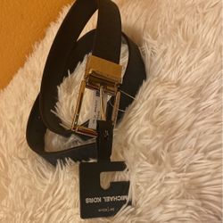 Authentic Michael Kors Men’s Navy Blue Signature Belt