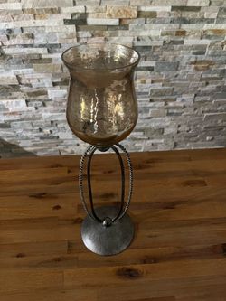 Decorative Glass Candle Holder
