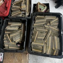 6 to 8 cases of 3 1/2 inch collated framing nails