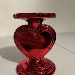 Single wick (heart shaped candle holder) from Bath & body Works