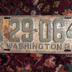 Vintage 1934 Washington plate