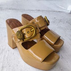 Kurt Geiger London Platform Heeled Sandal Mint Condition 