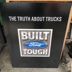 Ford Metal Sign 25” X 34” Heavy